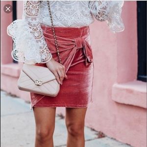 Tularosa Velvet Katie Skirt
